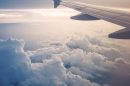 Foto: vuelo sobre nubes